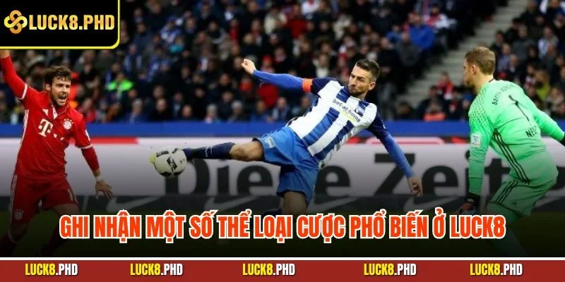 Ghi nhận một số thể loại cược phổ biến ở LUCK8